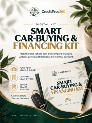 Smart Car-Buying and Financing Kit cover